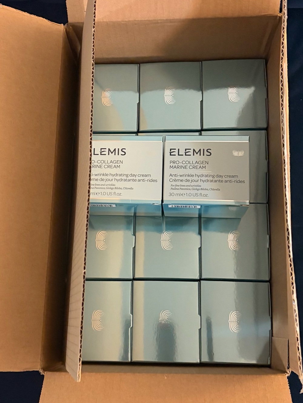 BULK LOT- ELEMIS Pro-Collagen Marine Cream case of 24. NIB.